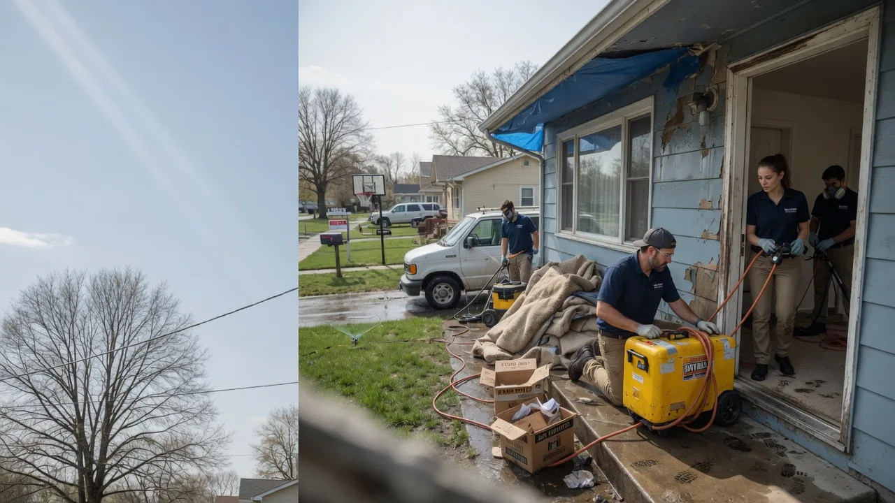 Basement Flood Cleanup in Curryville, MO near me